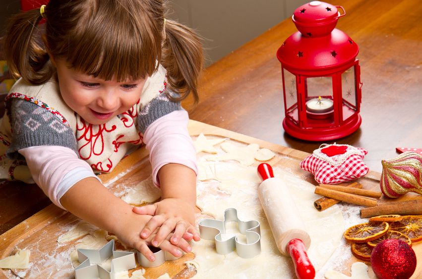 Plätzchen backen mit Kindern
