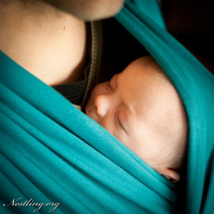 Baby tragen Tragetuch