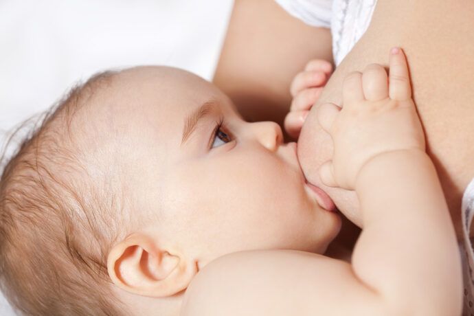 Stillen Baby Wachstumsschub