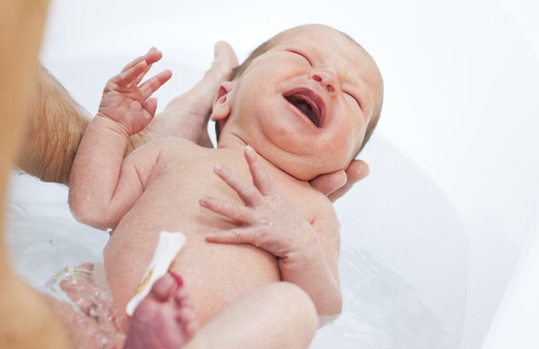 Baby badet