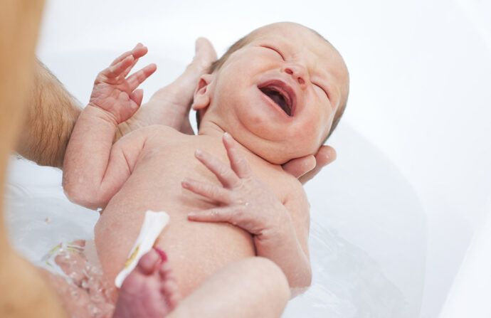 Baby badet