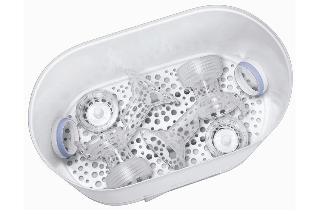 Milchpumpe reinigen und sterilisieren im sterilisator
