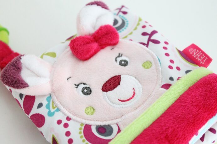 Soft Bilderbuch Baby Fehn Spiegel Vorderseite