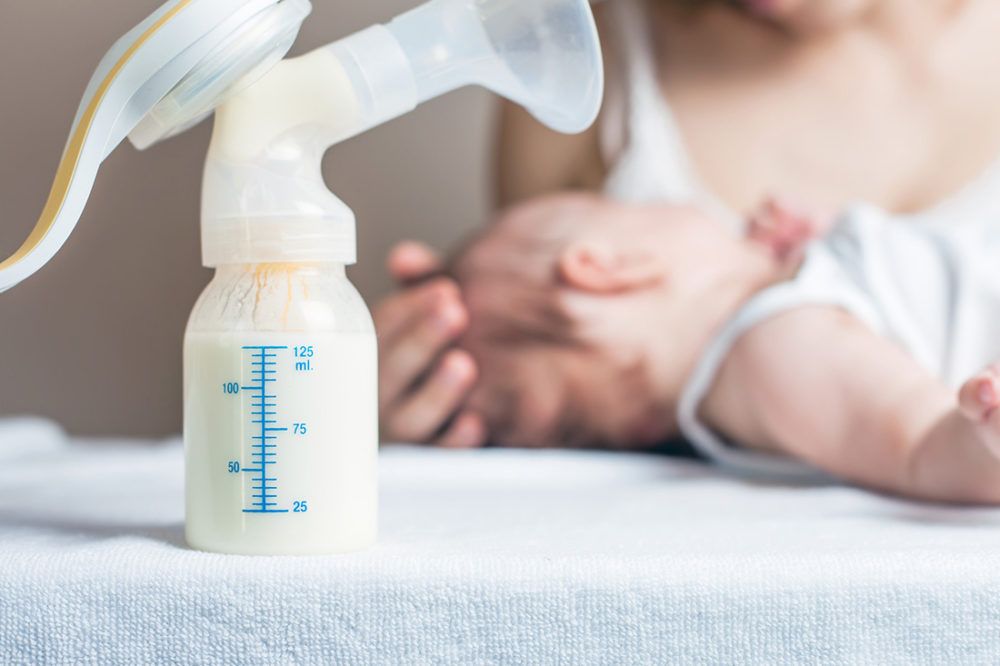 Muttermilch abpumpen