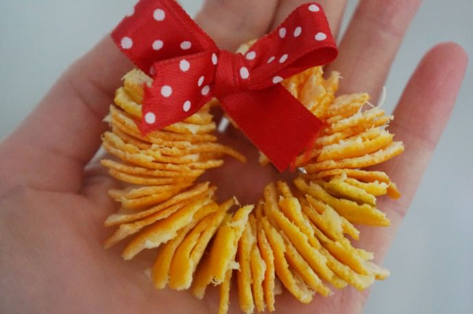DIY-Mandarinen-Kranz