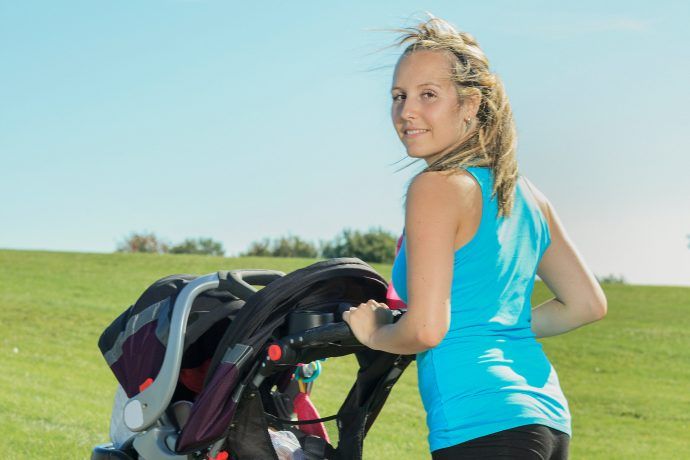 fit mit baby, sport mit kinderwagen, gymnastik mit buggy, buggyfit
