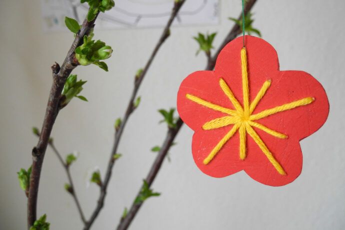 Basteltipp: Blumen für den Osterstrauch