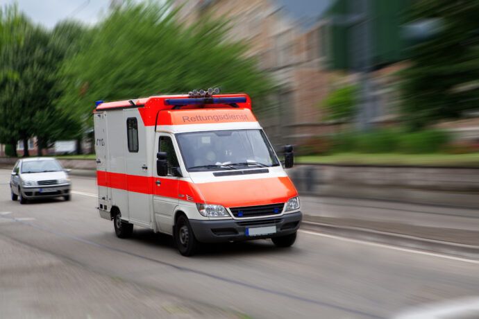 rettungswagen Baby Unfall was tun