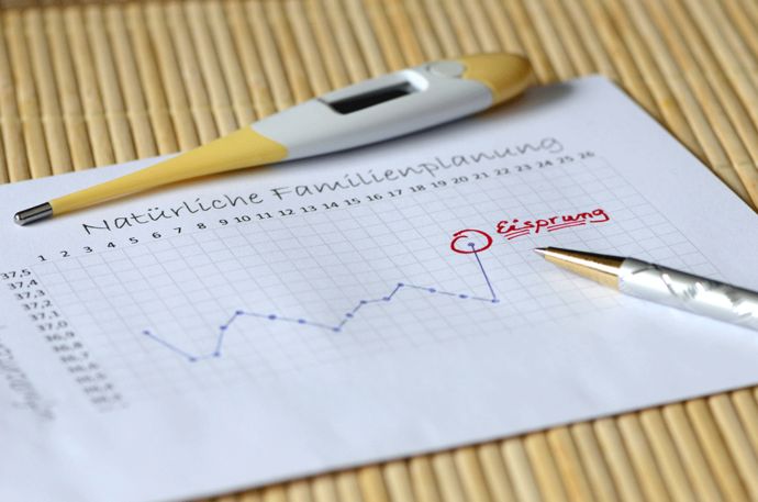 Temperaturmethode Eisprung natürliche Familienplanung