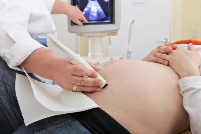 Pränataldiagnostik-Nackenfaltenmessung