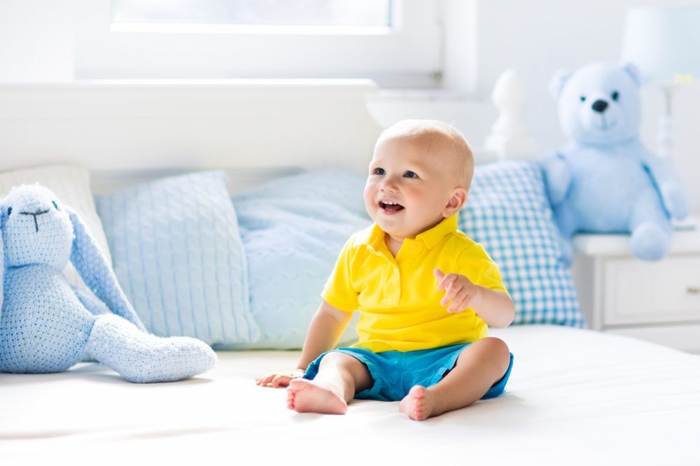 Baby sitzen lernen