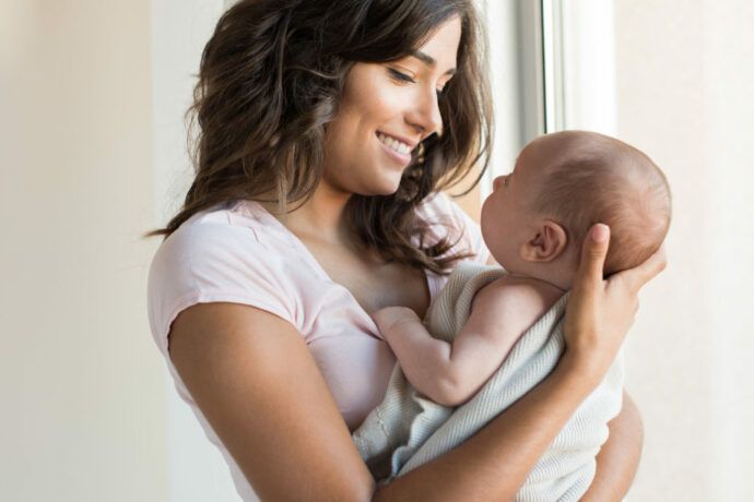Haltepositionen für das Baby