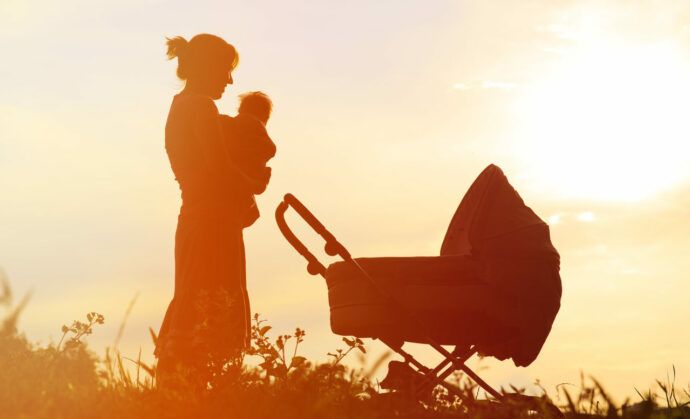 Unterwegs mit dem Kinderwagen