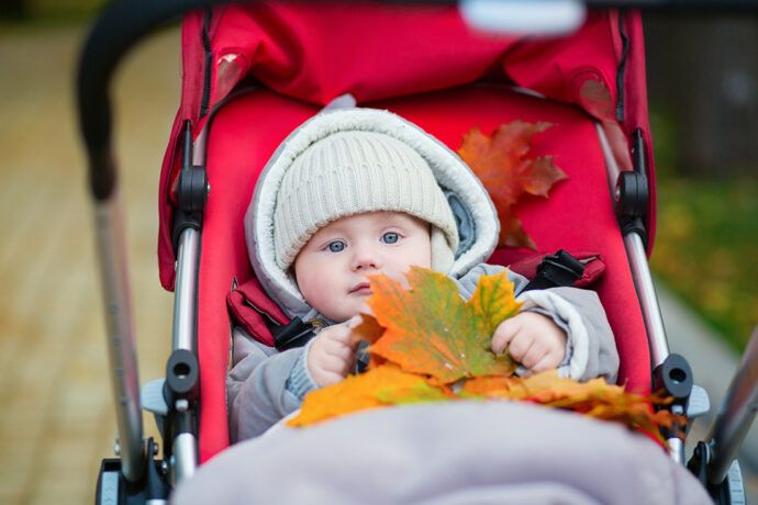 erster herbst mit Baby fußsack tipps