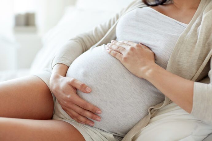 Baby liegt in Steißlage