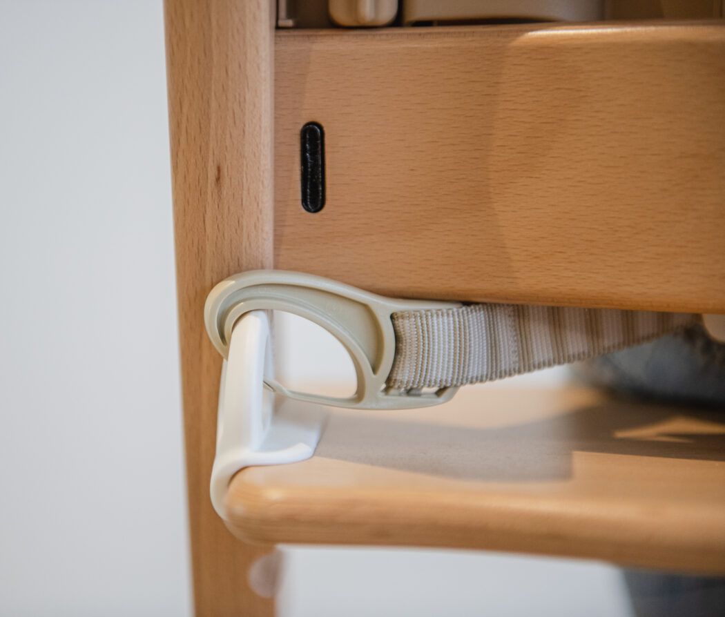 befestigung sicherheits gurt am stokke trip trap baby set