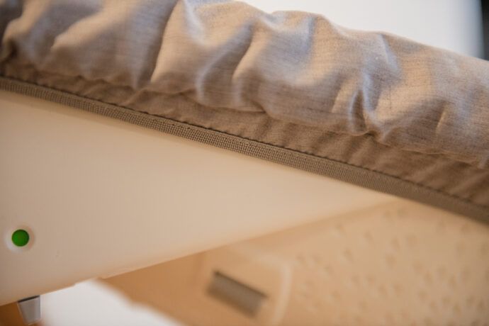 detail ansicht stoffbezug für newborn aufsatz stokke tripp trapp