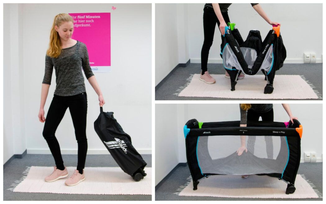 Reisebett Test Hauck Sleep'n Go Plus. Bewertung der Qualität