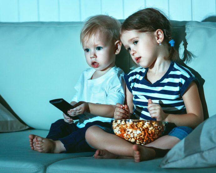Kleinkind Fernseher, fernsehen, Baby TV