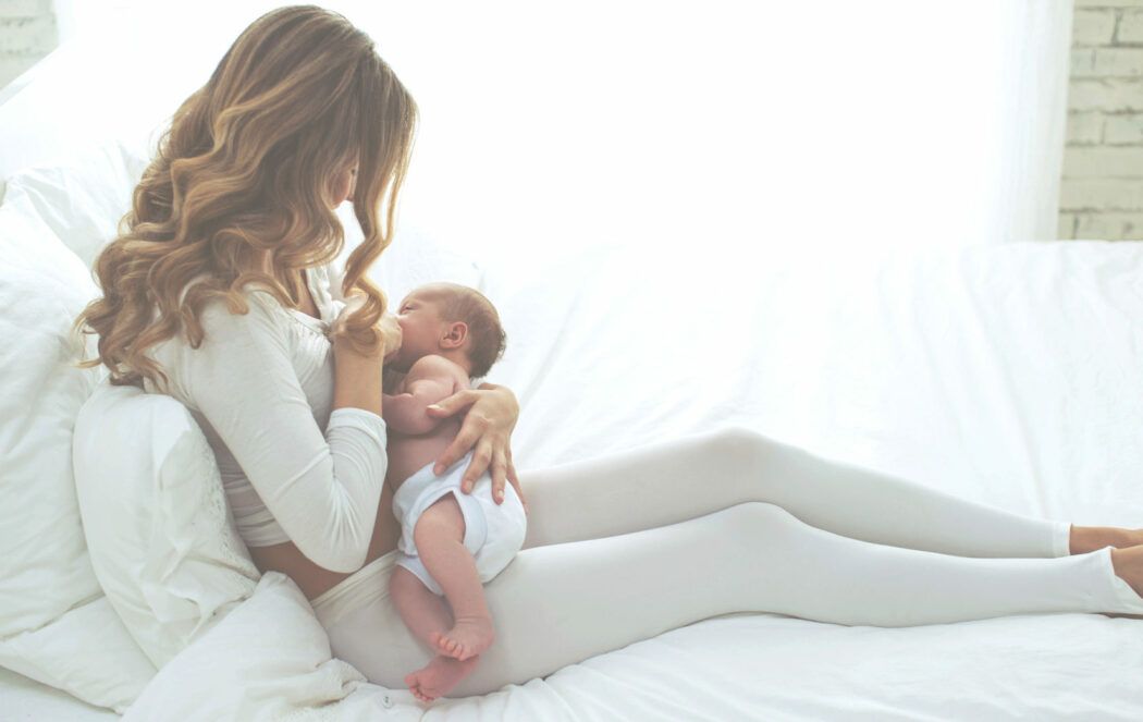 clusterfeeding baby will ständig an die brust