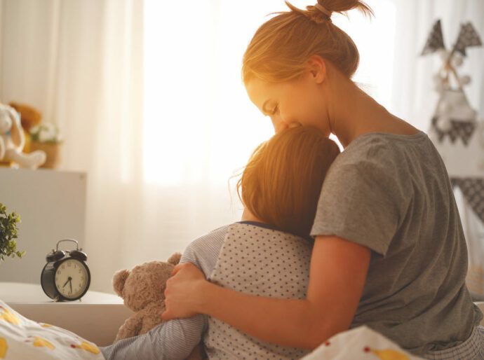 morgenritual kleinkind, morgen mit baby stress, kind