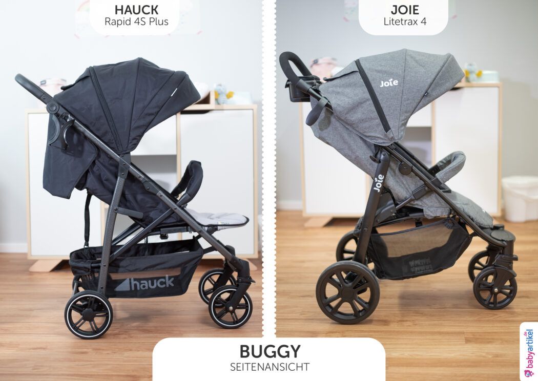 kinderwagen 3 in 1 set test vergleich hauck oder joie, rapid 4 s plus oder litetrax 4