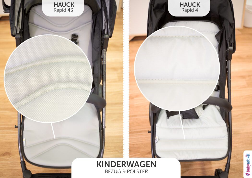 hauck rapid 4 oder 4s bezug unterschiede, buggy test vergleich kinderwagen 3 in 1 set