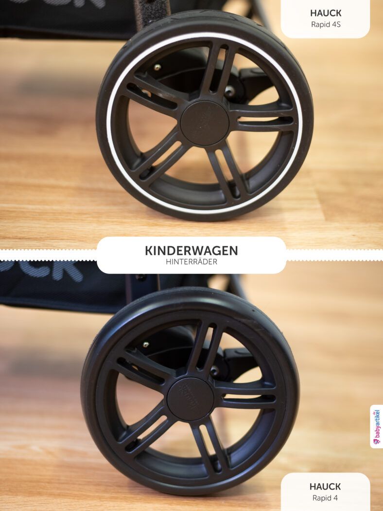 hauck rapid 4 oder 4 s r&auml;der vergleich buggy test, kinderwagen 3 in 1 test