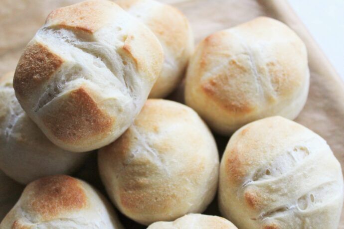 Frühstücksbrötchen rezept Joghurt, Brötchen für Kinder Babys BLW Baby led weaning semmeln
