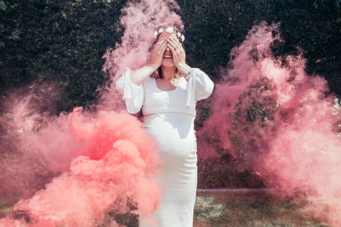 gender reveal party planen organisieren ideen fotos instagram