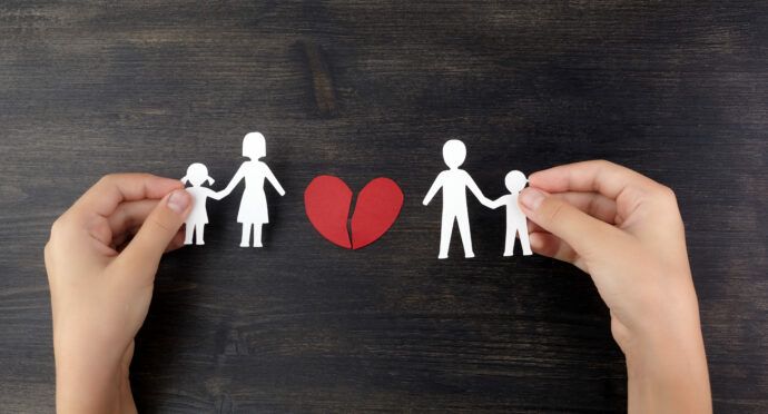 Trennung und Untersützung, Hilfe für Alleinerziehende, Trennung mit Kindern