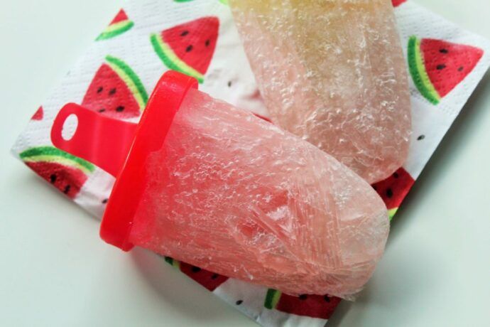 Eis am Stiel selber machen, Wassereis selber machen, Eis für Babys