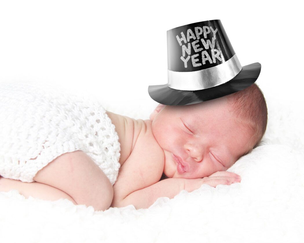 silvester mit baby