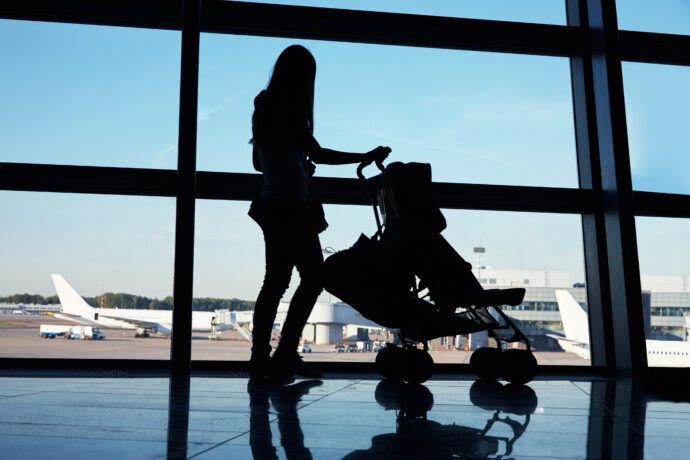 Kinderwagen Buggy Flugzeug
