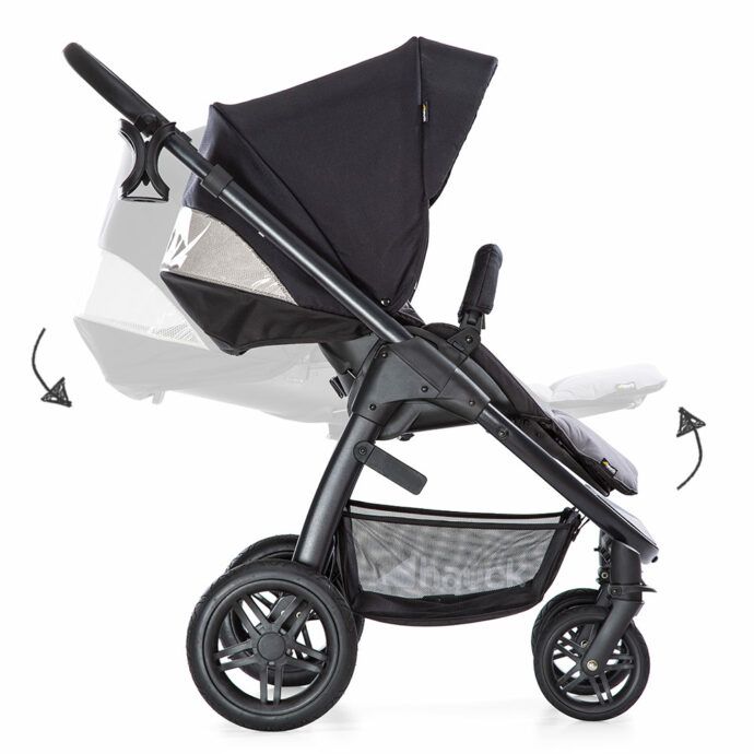 Verstellbare Rückenlehne Kinderwagen