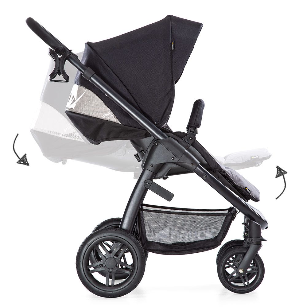 Verstellbare Rückenlehne Kinderwagen