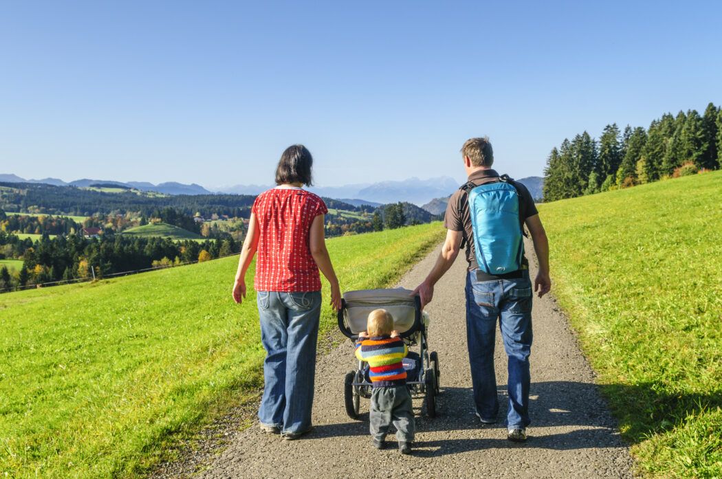 Wandern mit Kinderwagen