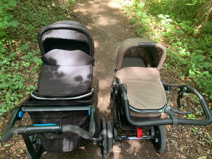 Babywannen mit Schutzdecke im Vergleich Thule vs. tfk
