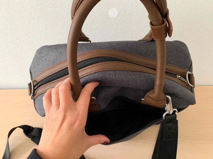 ABC Design 2in1 Wickeltasche Wickelrucksack "Explore" Außentasche hinten