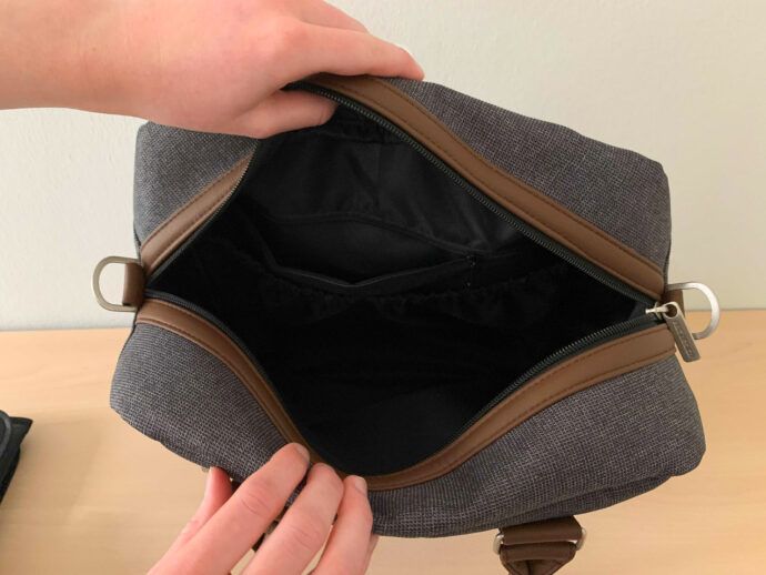 ABC Design 2in1 Wickeltasche Wickelrucksack "Explore" Innnenansicht