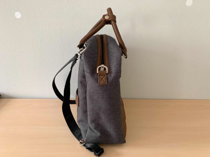 ABC Design 2in1 Wickeltasche Wickelrucksack "Explore" seitlich