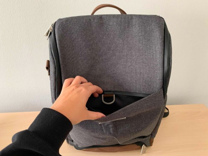 ABC Design Wickel-Rucksack "Tour" Außentasche vorne