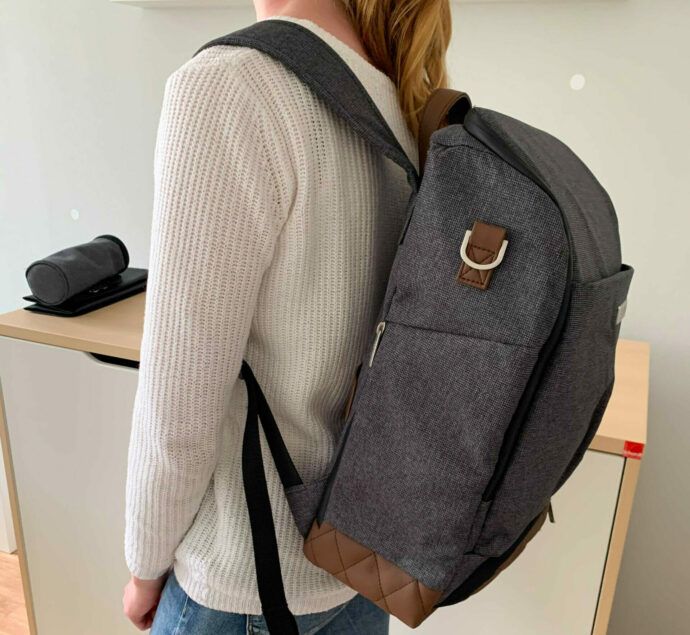 ABC Design Wickel-Rucksack "Tour" auf dem Rücken
