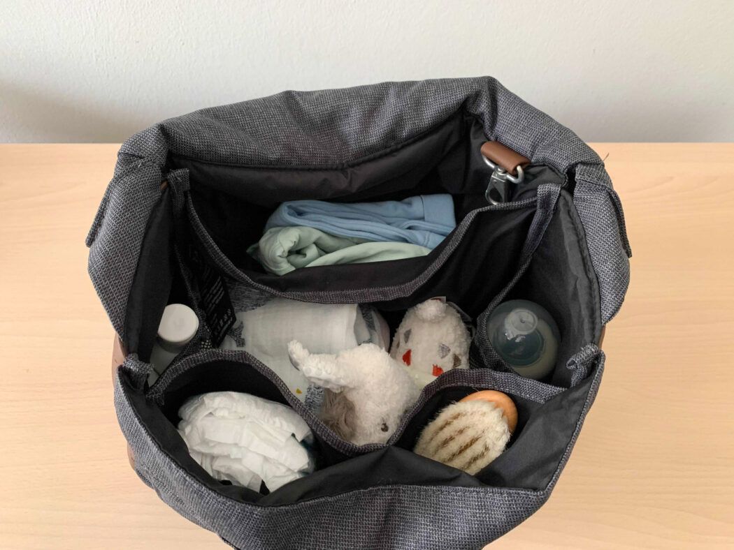 ABC Design Wickeltasche "Urban" gepackt
