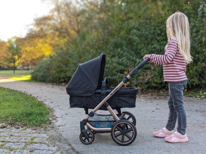 ABC Design Puppenwagen Migno rose gold Test erfahrungsbericht