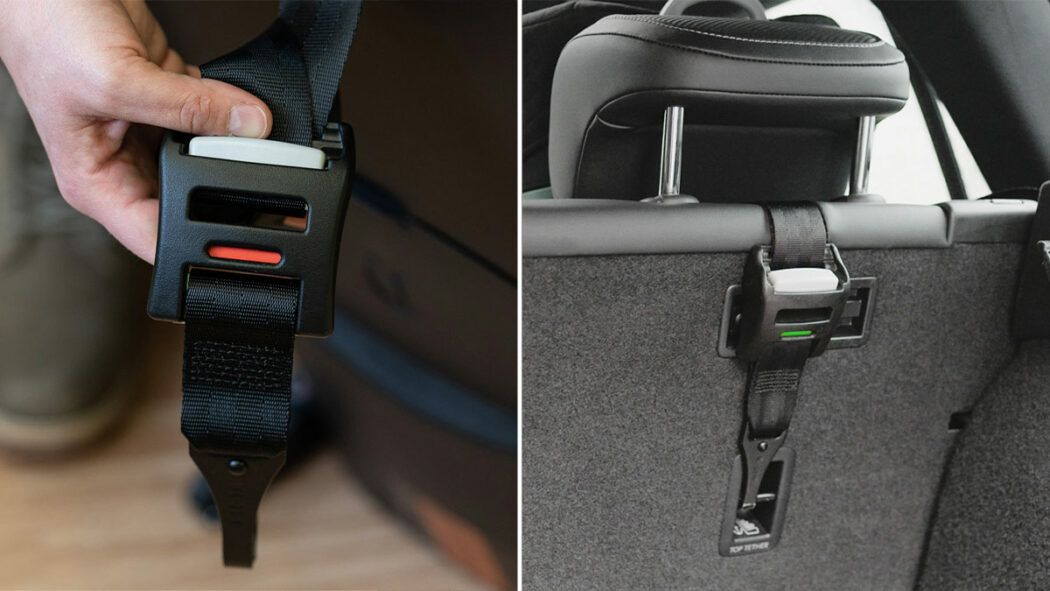 Kindersitz-Test Top Tether im Auto fixieren, Isofix Kindersitz