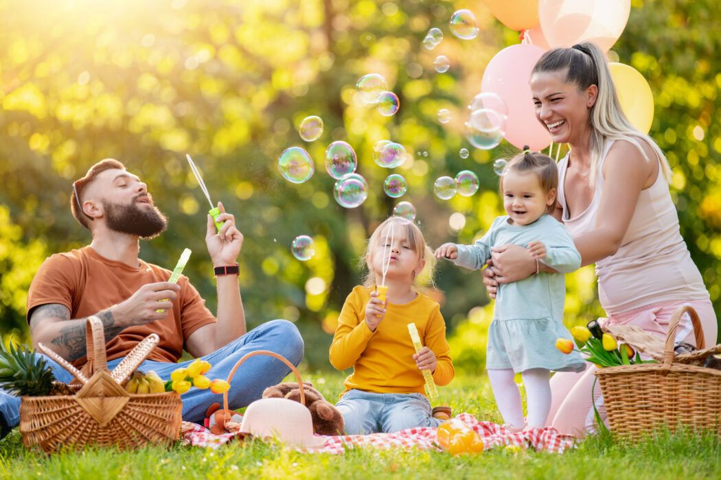 Picknick mit Kindern