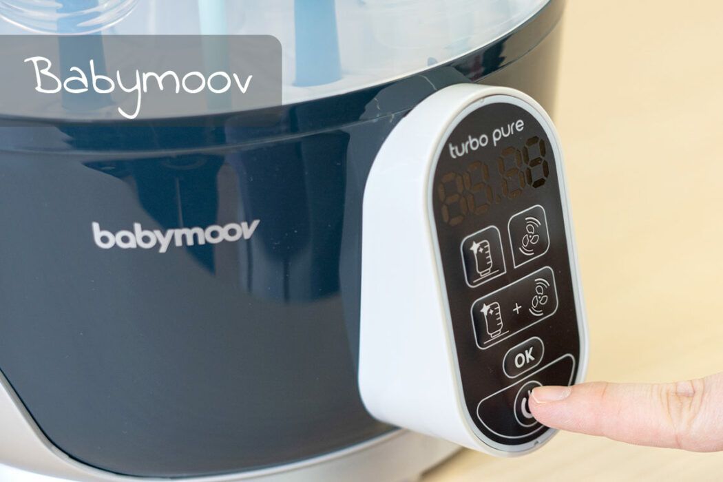 Tasten und Funktionen Babymoov, Baby Fläschchen Sterilisator