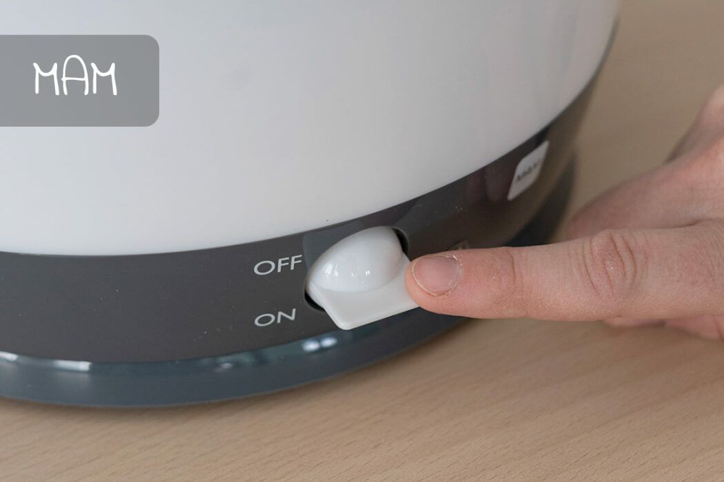 Tasten und Funktionen MAM, Baby Fläschchen Sterilisator