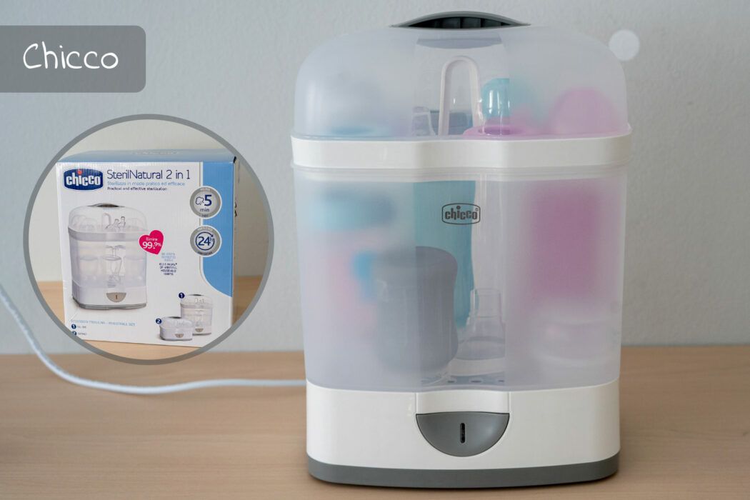 Vergleich Chicco Elektrischer Dampfsterilisator Steril Natural